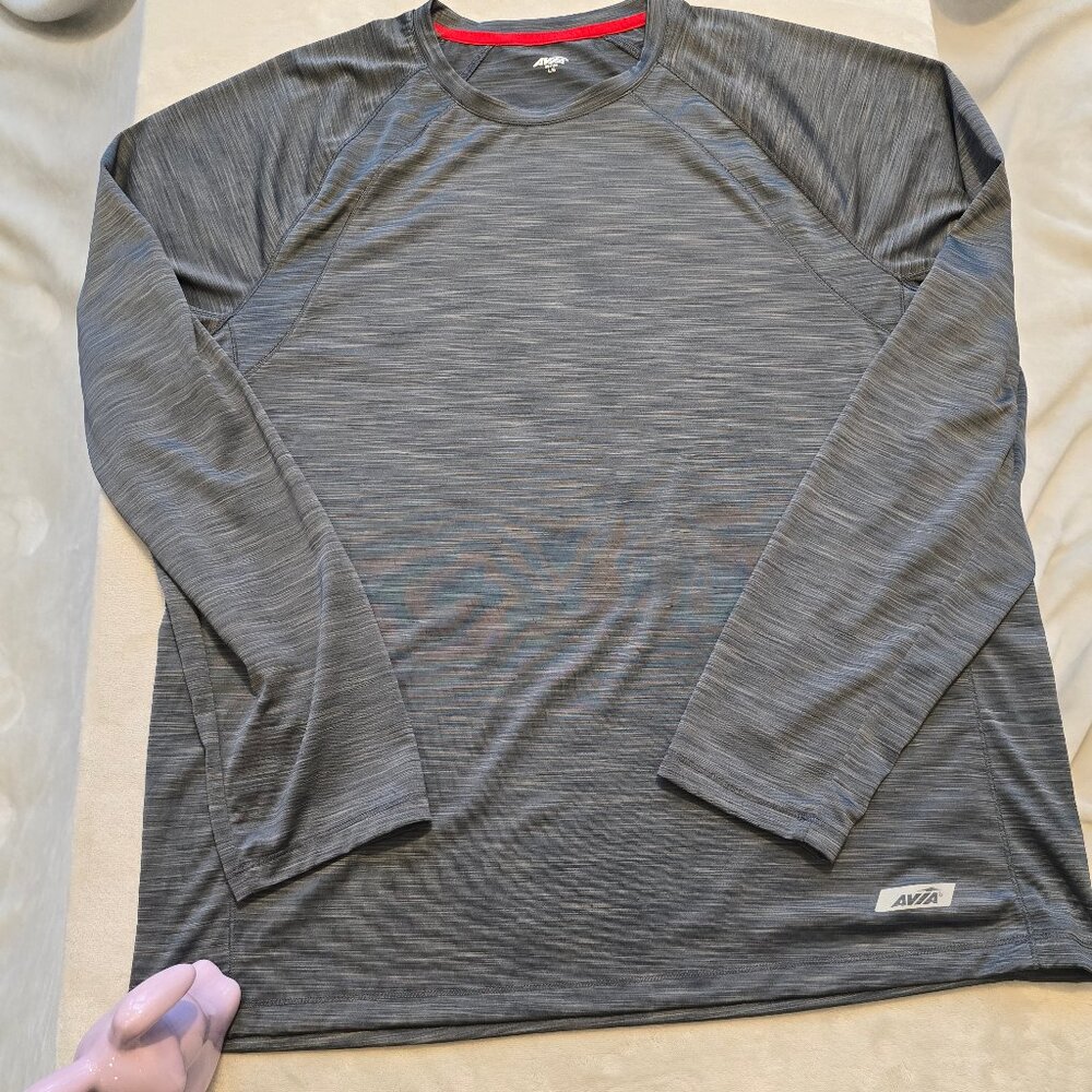 AVIA long sleeve lg mens grey